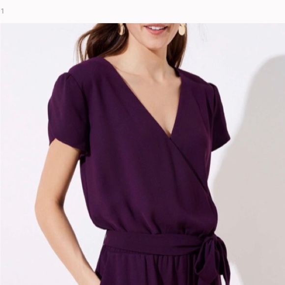 Loft Jumpsuit size 4 worn 3 times. - Picture 2 of 11